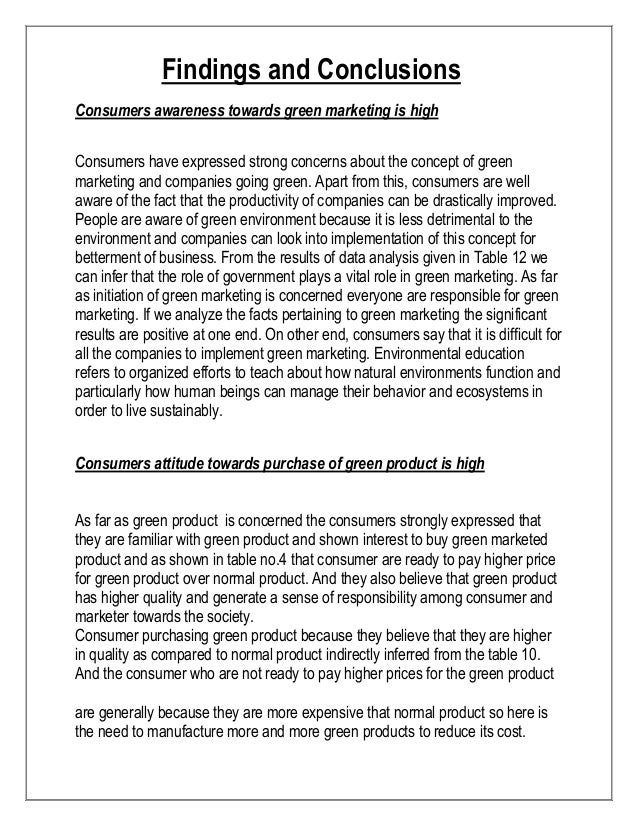 questionnaire on consumer awareness on green marketing consumer behaviour towards green marketing